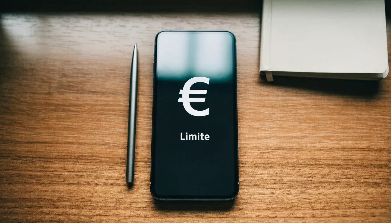 Un foglio di concessione in carta con un timbro rosso, appoggiato su una scrivania di legno accanto a una penna