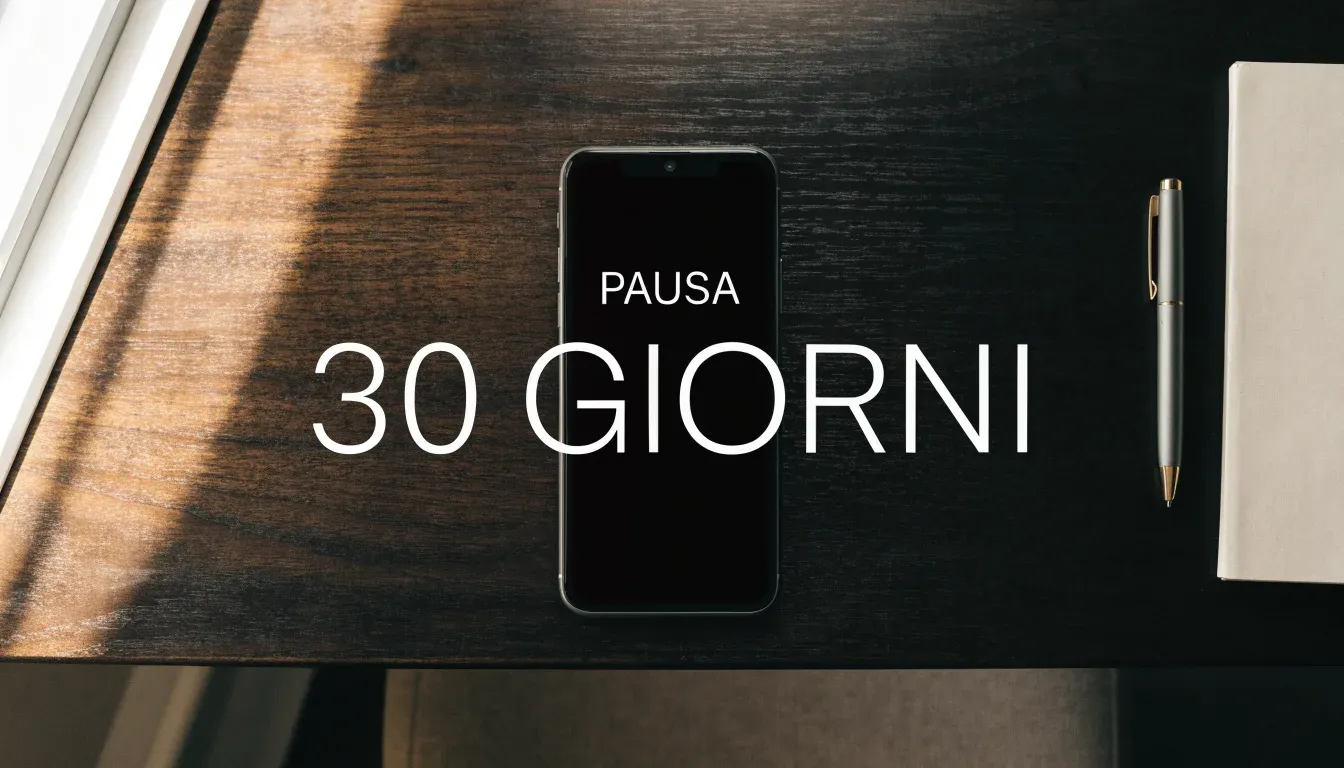Un foglio di concessione in carta con un timbro rosso, appoggiato su una scrivania di legno accanto a una penna