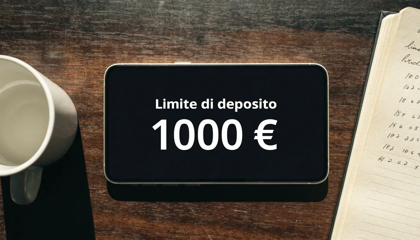Un foglio di concessione in carta con un timbro rosso, appoggiato su una scrivania di legno accanto a una penna