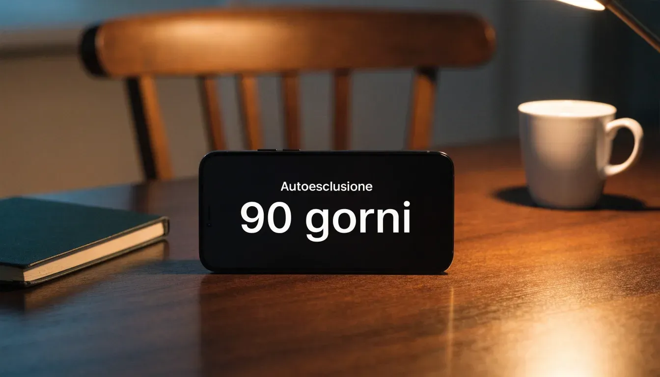 Un foglio di concessione in carta con un timbro rosso, appoggiato su una scrivania di legno accanto a una penna