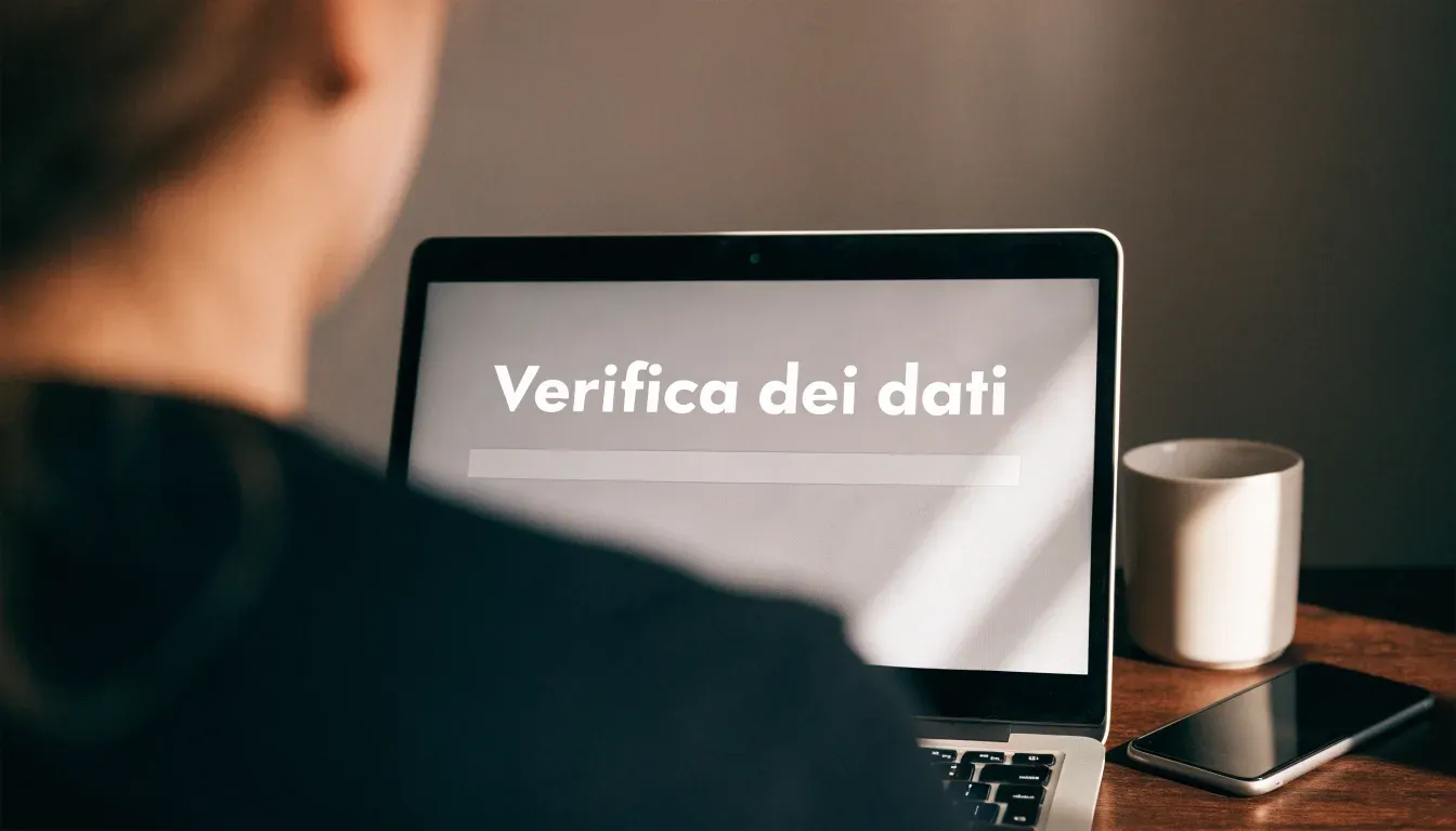 Un foglio di concessione in carta con un timbro rosso, appoggiato su una scrivania di legno accanto a una penna